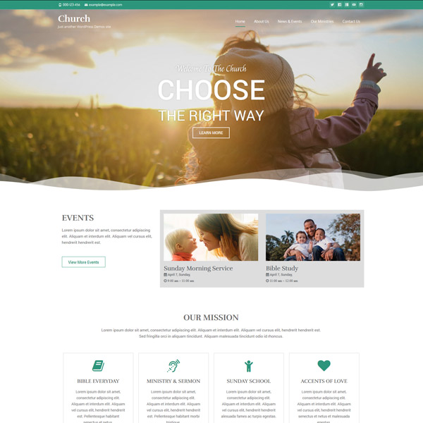 Church Wordpress Free Theme