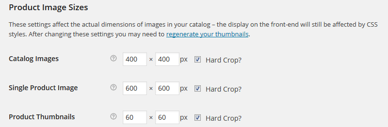 woo image settings