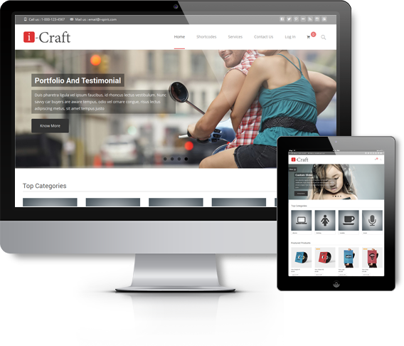 free WordPress Theme i-design
