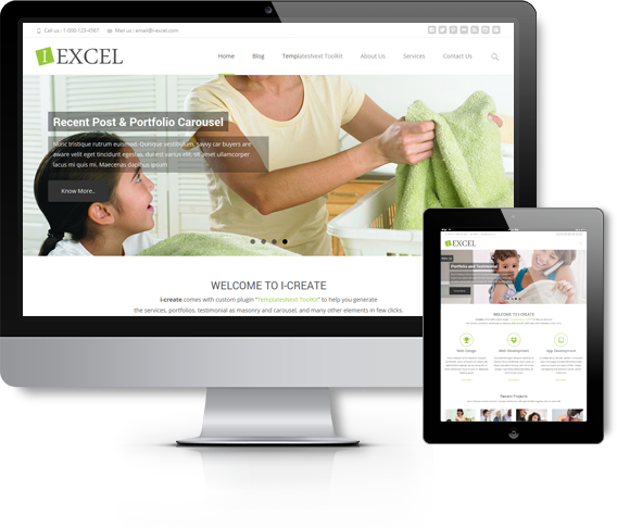 free WordPress Theme i-design