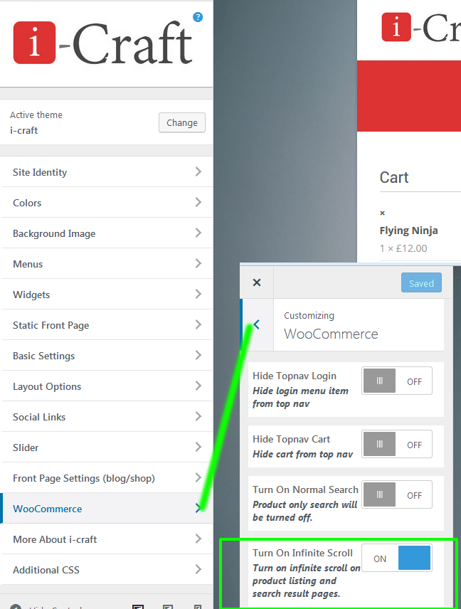 WooCommerce infinite scroll