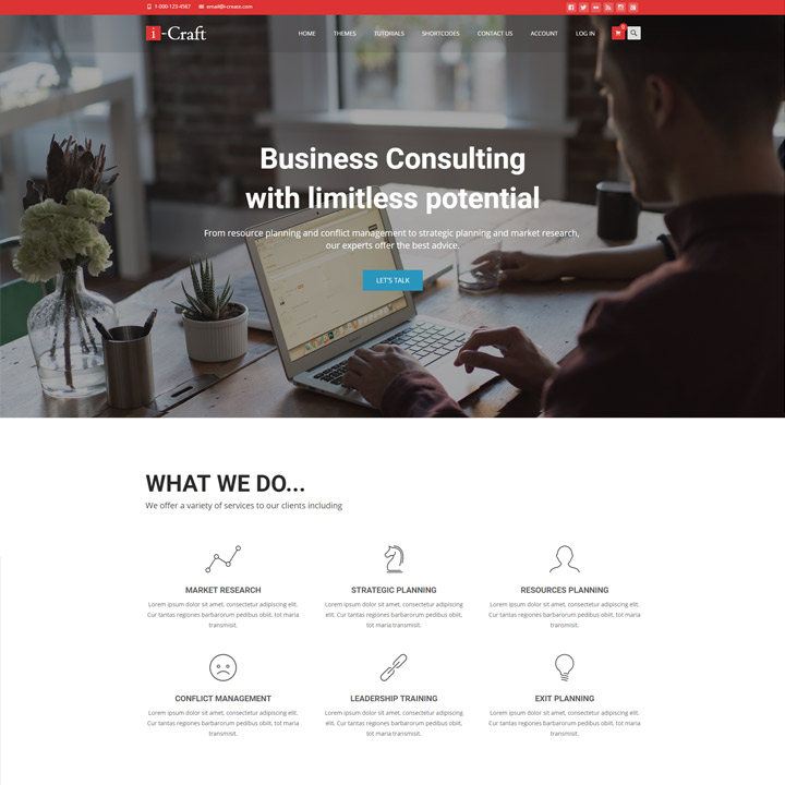 craft-18 WordPress WooCommerce Theme