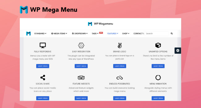 WP Mega Menu