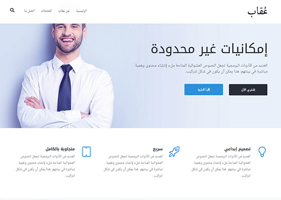 okab rtl wordpress theme