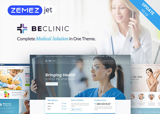 Multipurpose Medical WordPress Theme