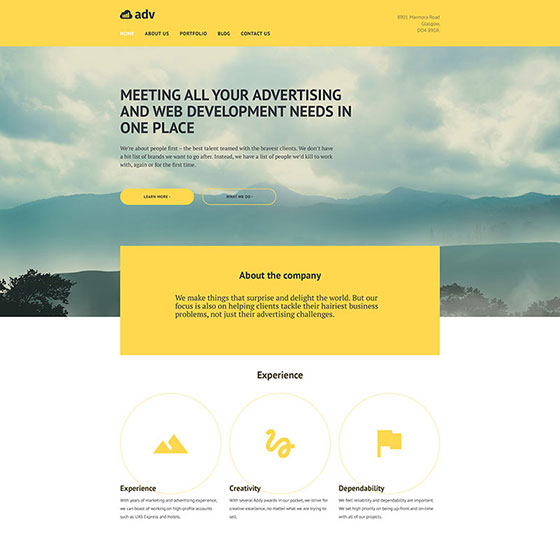 Advertising Agency WP Theme