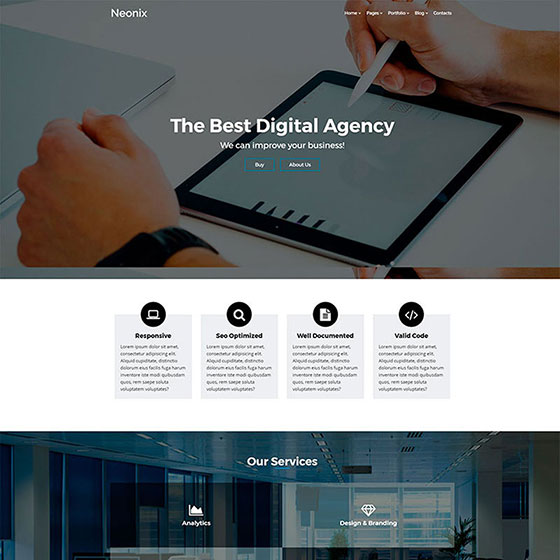 Digital Agency WordPress Theme