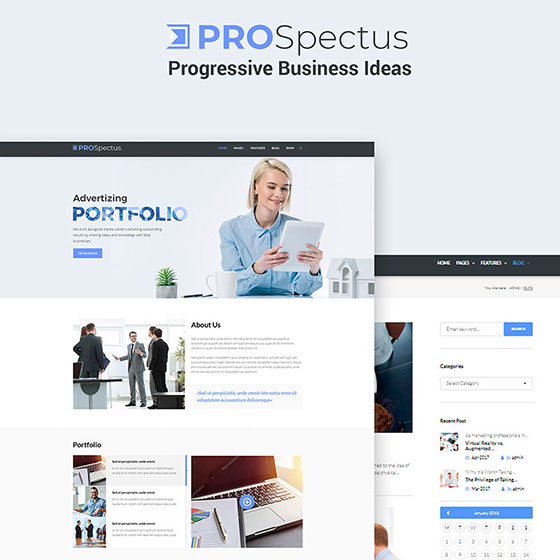 Advertising Portfolio WordPress Theme