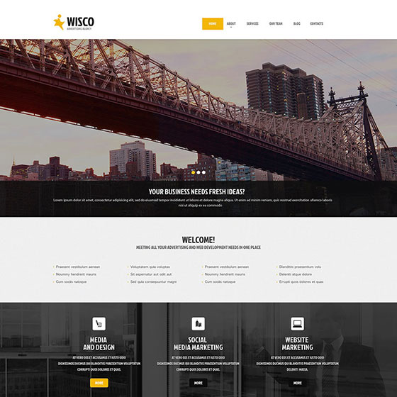 Advertising Agency Responsive WordPress Theme