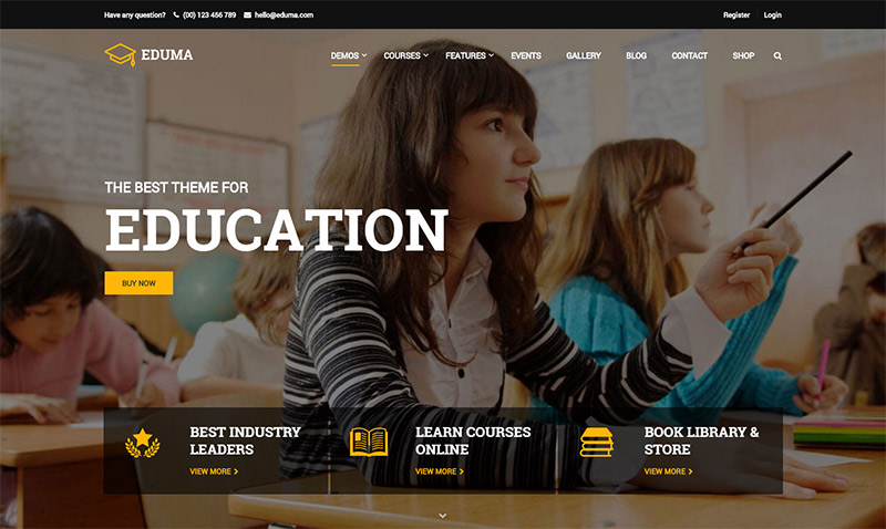 Eduma - eLearning WordPress Theme