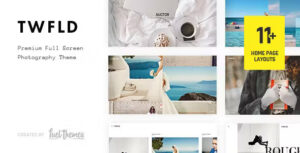 TwoFold - Fullscreen Photography WordPress Theme